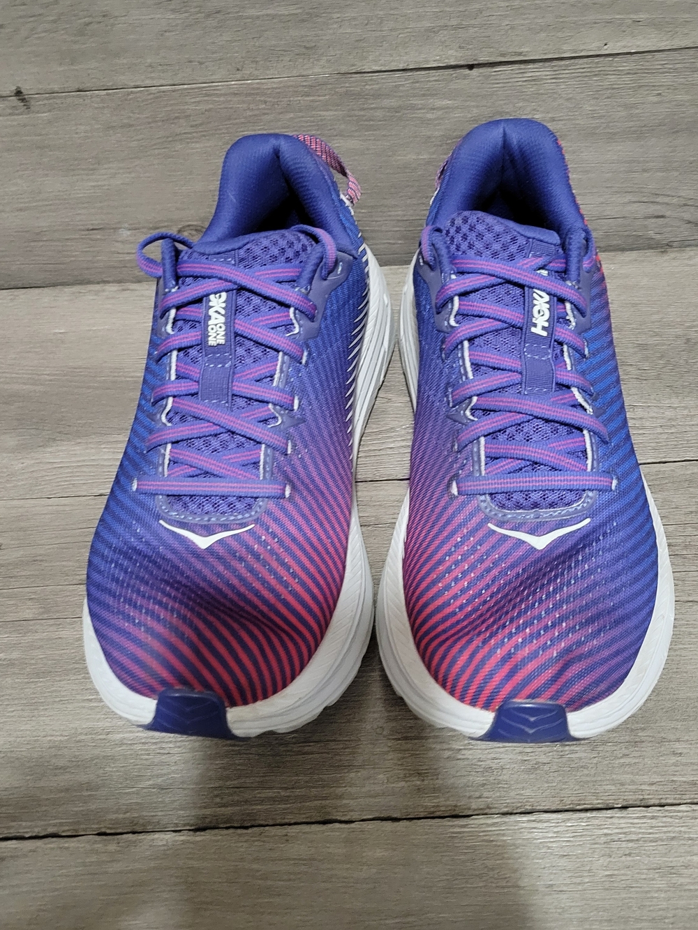Hoka One One Rincon 2 Clematis Blue/Arctic Ice womens size 9 Running Shoes - Picture 3 of 5